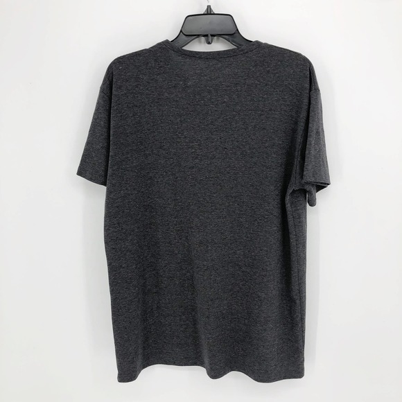 Spyder Mens Tshirt XL Gray Stretch Round Neck Short Sleeve Pullover Tee - Picture 4 of 5